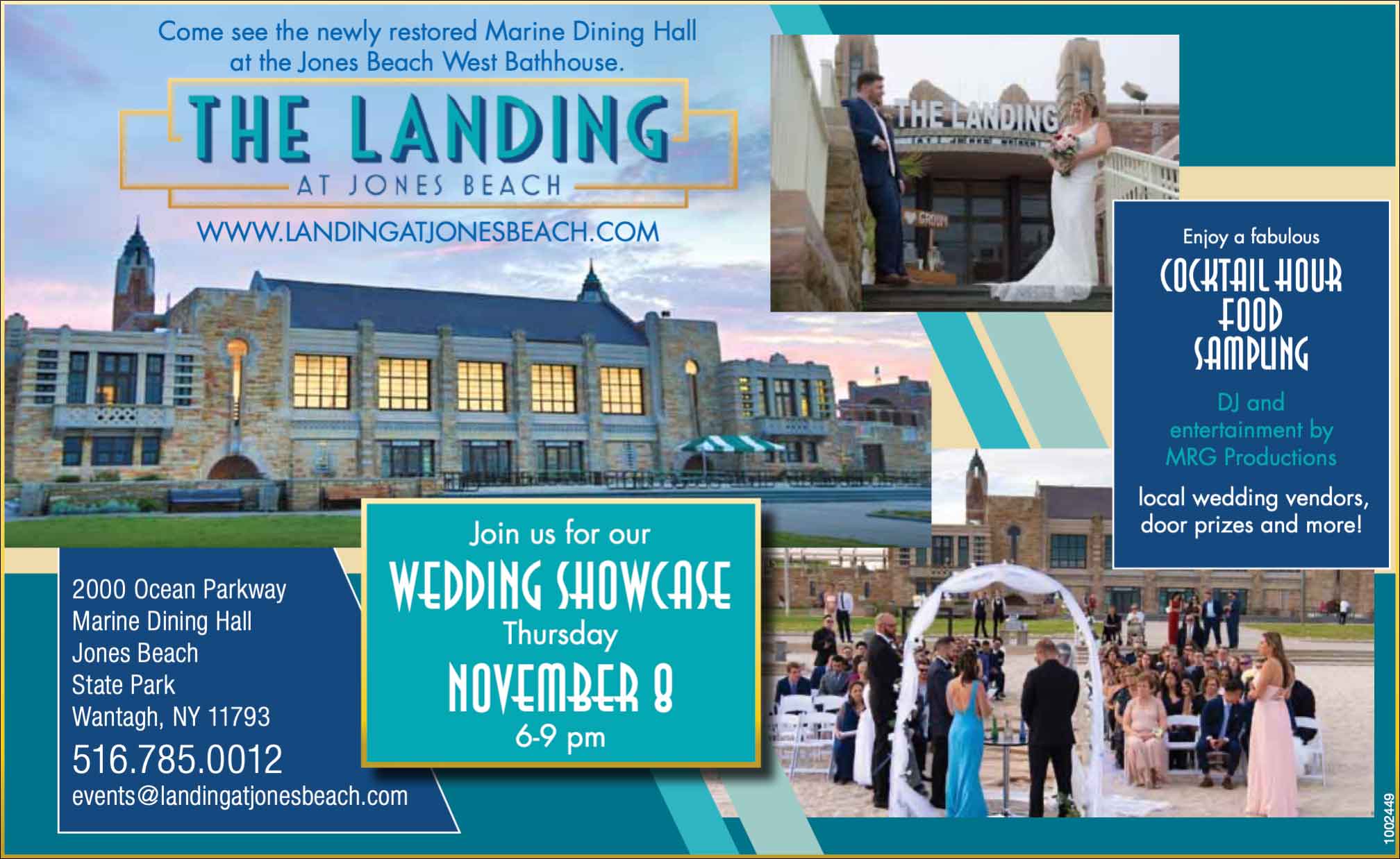 Venue promotional event advertisement for The Landing At Jones Beach