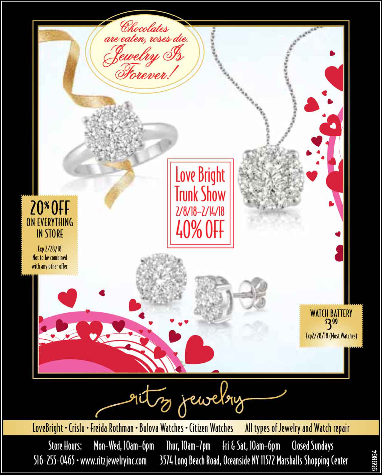 Jewelry sale advertisement for Ritz Jewelry